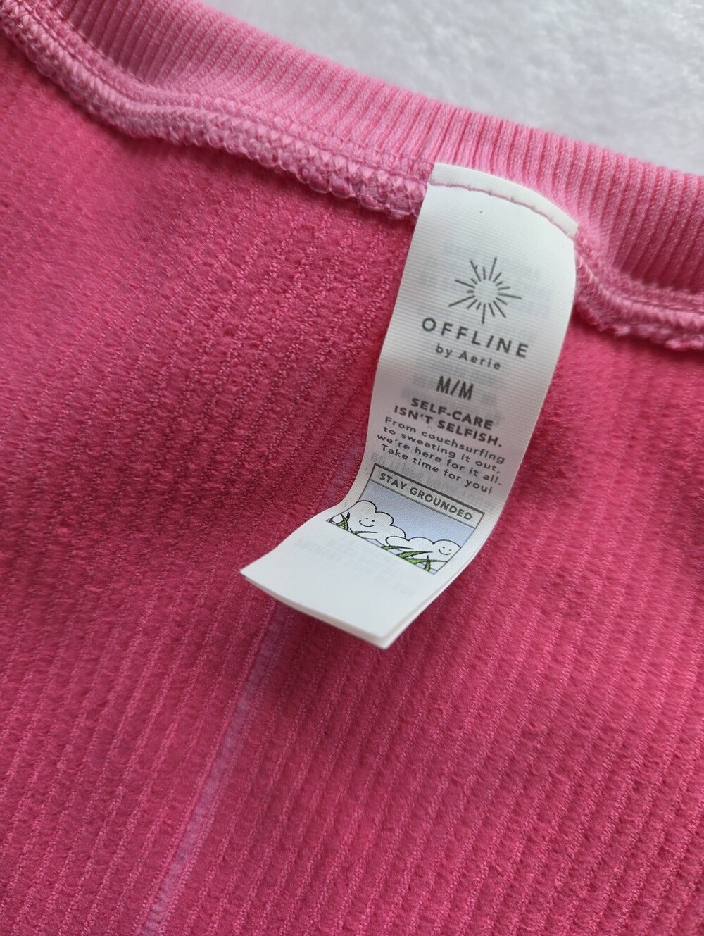 Offline Pink Crop Top. - Picture 4 of 4